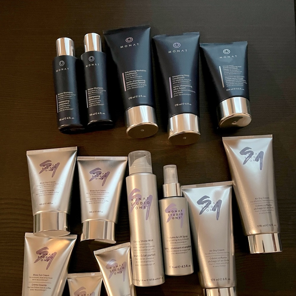 HUGE MONAT HAIR BUNDLE -all brand new, sealed, never opened